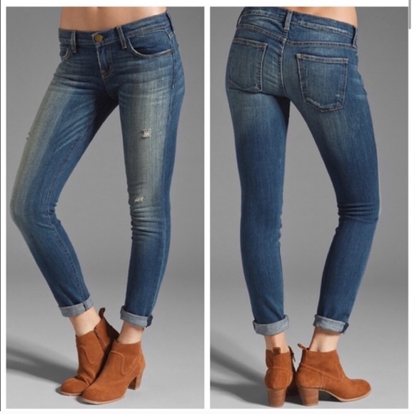Current/Elliott Denim - Current/Elliot Rolled Skinny Jeans Wager Size 29